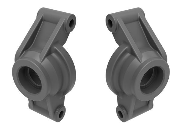 10752-GRAY Traxxas Carriers, stub axle (gray) (rear) (left & right)