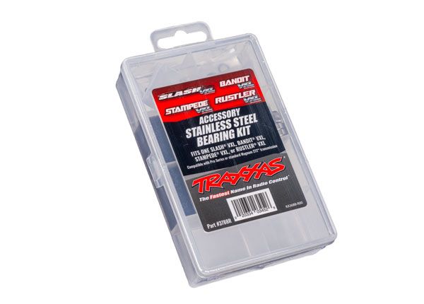 Kit de roulements à billes Traxxas 3788R en acier inoxydable, Slash VXL 