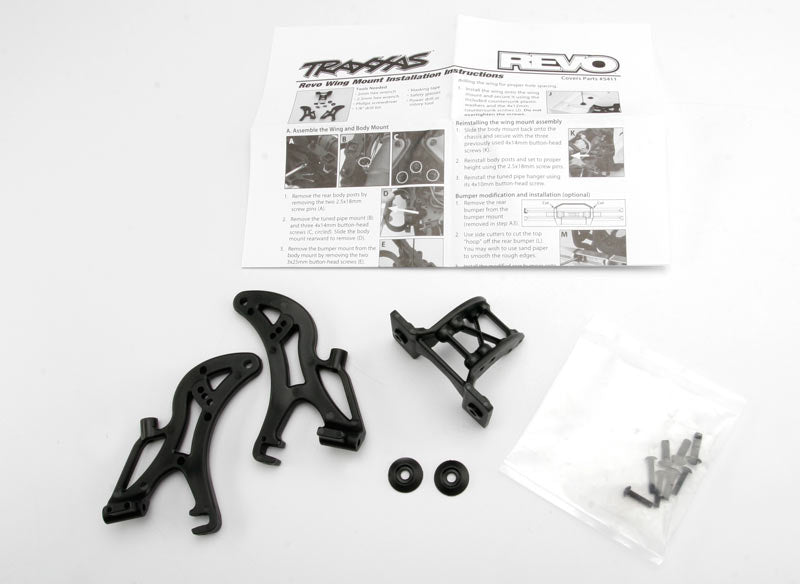 5411 Traxxas Revo Wing Mount Includes Hardware