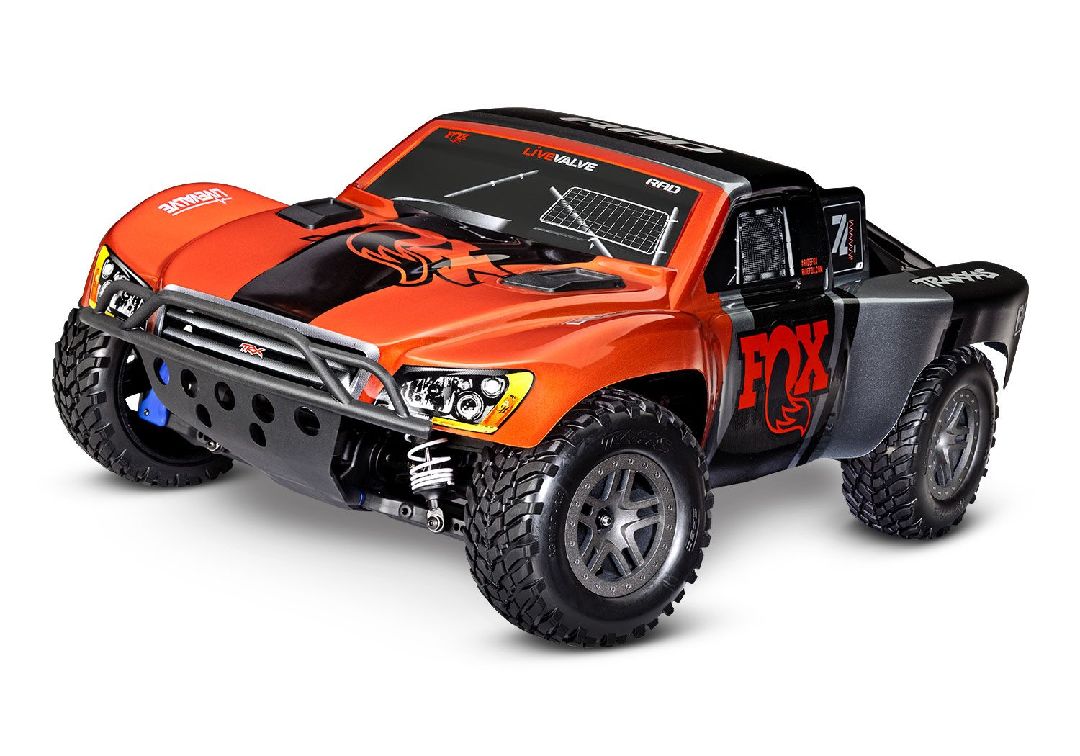 68154-4FOX Traxxas Slash 1/10 4X4 BL-2s Brushless Short Course Truck - Fox FREE(100$ VALUE) 2985-2S TRAXXAS BATTERY/CHARGER COMPLETER PACK (INCLUDES #2985 & #2827X)