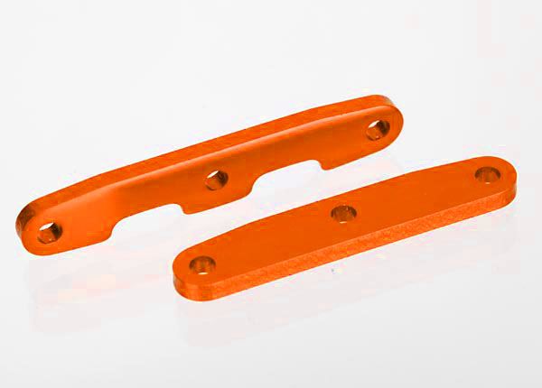 6823-ORNG Traxxas Aluminum Bulkhead Front & Rear Tie Bar Set (Orange)