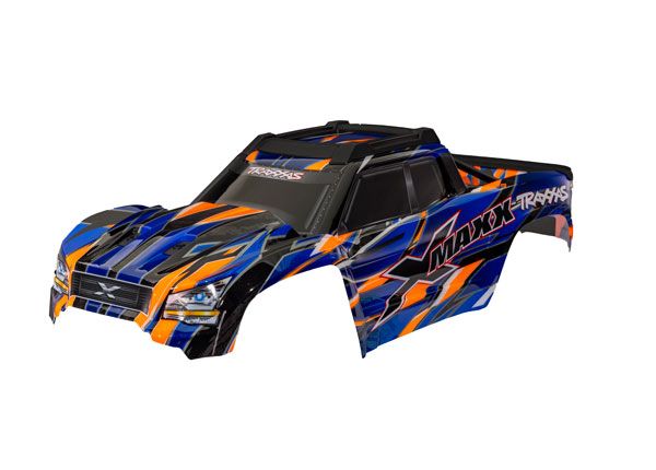 7867-ORNG Traxxas Body, X-Maxx, orange (painted, decals applied)