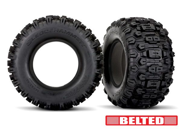 7870 Traxxas Tires, Sledgehammer® Belted