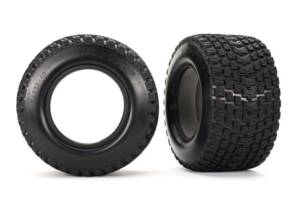 7873 Traxxas Tires, Gravix (Left & Right)/ Foam Inserts (2)