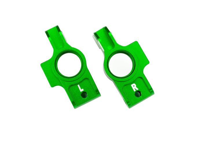 8352X Traxxas Stub Axle Carriers Aluminum Green