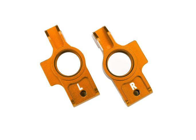 8352X Traxxas Stub Axle Carriers Aluminum Orange