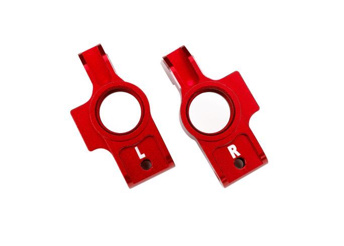 8352X Traxxas Stub Axle Carriers Aluminum Red