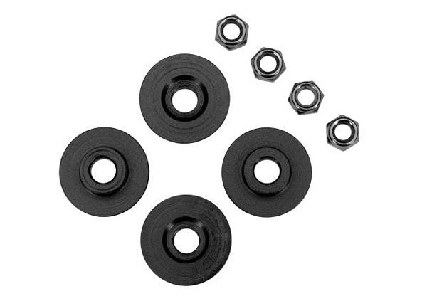 8549 Traxxas Wheel adapter, 17mm (4)/ 5.0mm NL (4)