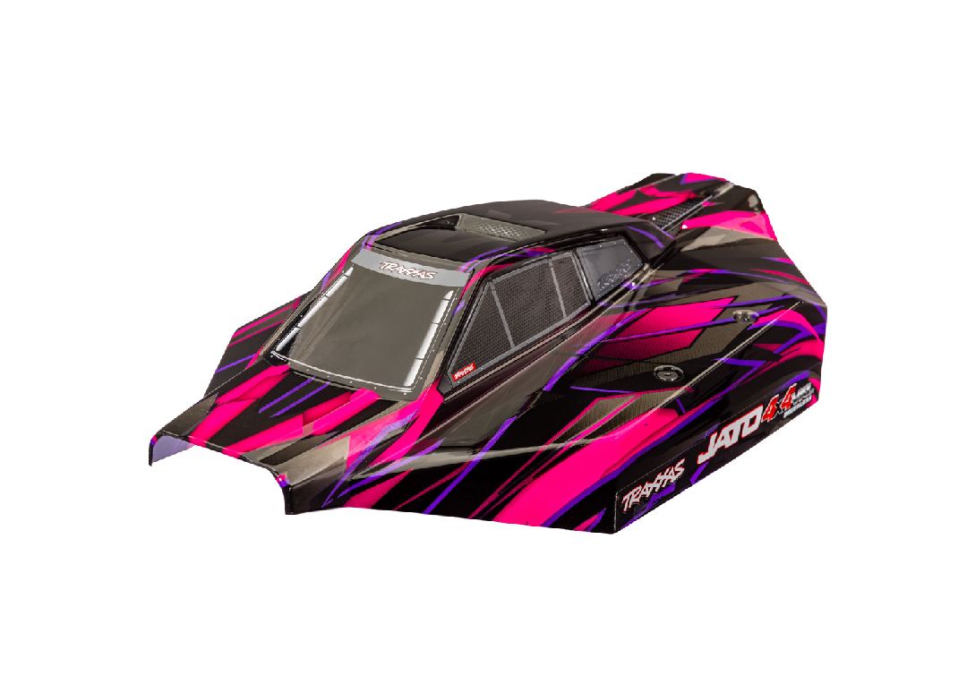 9060-PINK Traxxas Body, Jato 4X4 VXL, pink (painted, decals applied)