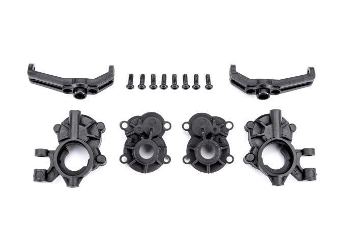 9832 Traxxas Portal drive housings, front, inner & outer(2)