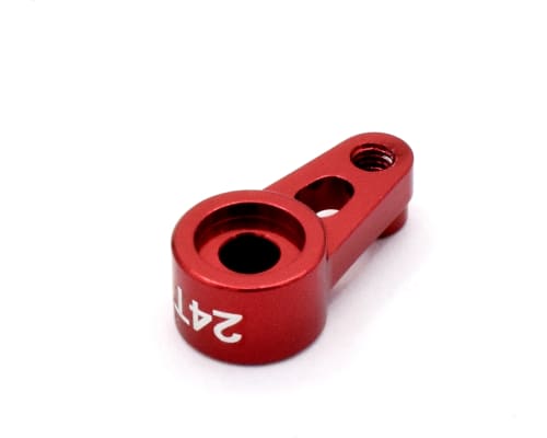 VXS24SH02 Hot racing Aluminum Servo Horn 24t 1/16 TRA (Red)