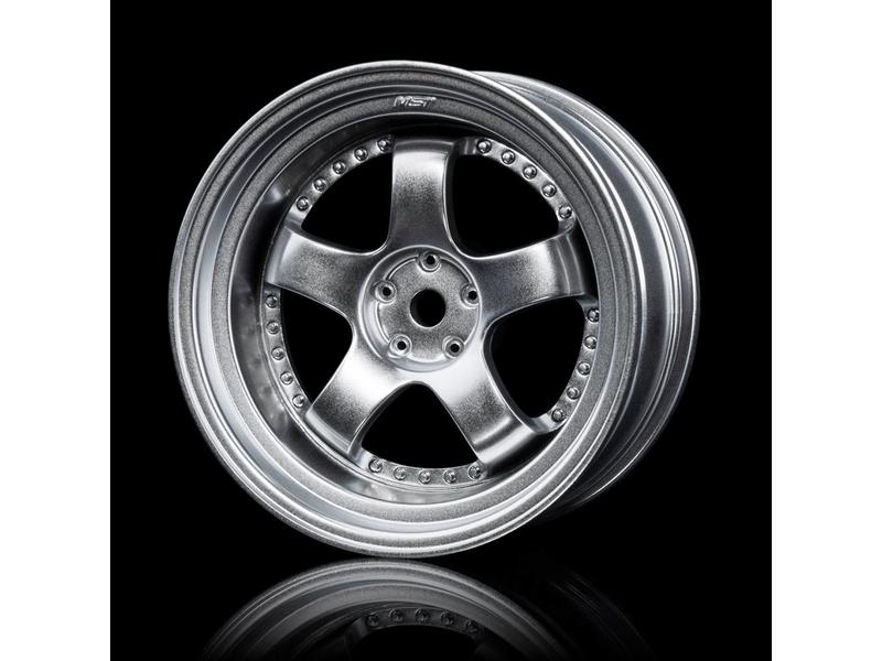 832050FS Flat silver SP1 wheel (+5) (4)