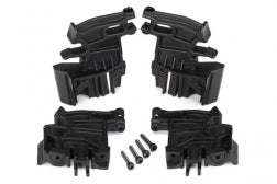 7718 Supports de maintien de batterie Traxxas, gauche (2)/droite (2)/3x18 mm CS