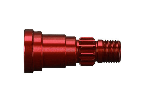 7768R Traxxas Stub Axle, Aluminum (Red-Anodized) (1) (Use Only With #7750X Driveshaft)