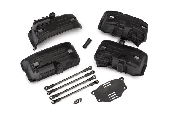 8058 Chassis conversion kit, TRX-4® (long to short wheelbase) (includes rear upper & lower suspension links, front & rear inner fenders, short female half shaft, battery tray, 3x8mm FCS (4))