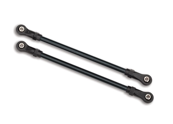 8142 Biellettes de suspension, arrière supérieur (2) (5x115 mm, acier) (assemblées avec des billes creuses) (à utiliser avec le kit de levage à bras long TRX-4® #8140)