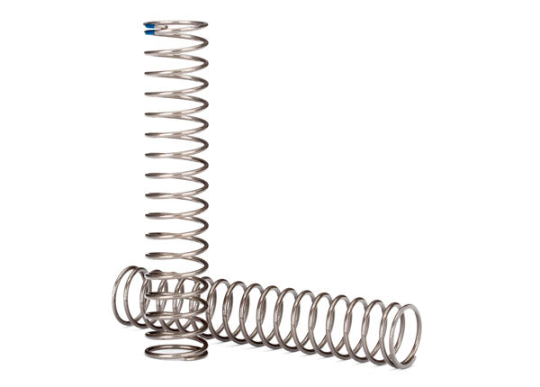 8157  Springs, shock, long (natural finish) (GTS) (0.62 rate, blue stripe) (for use with TRX-4® Long Arm Lift Kit)