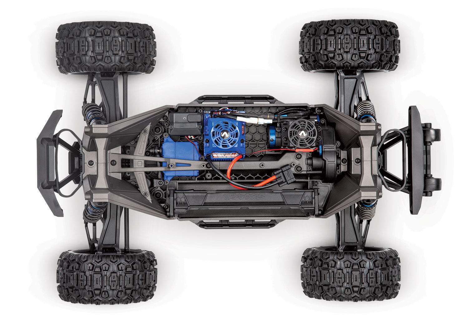 89086-4 Traxxas Maxx V2 w/ WideMaxx RTR Blue