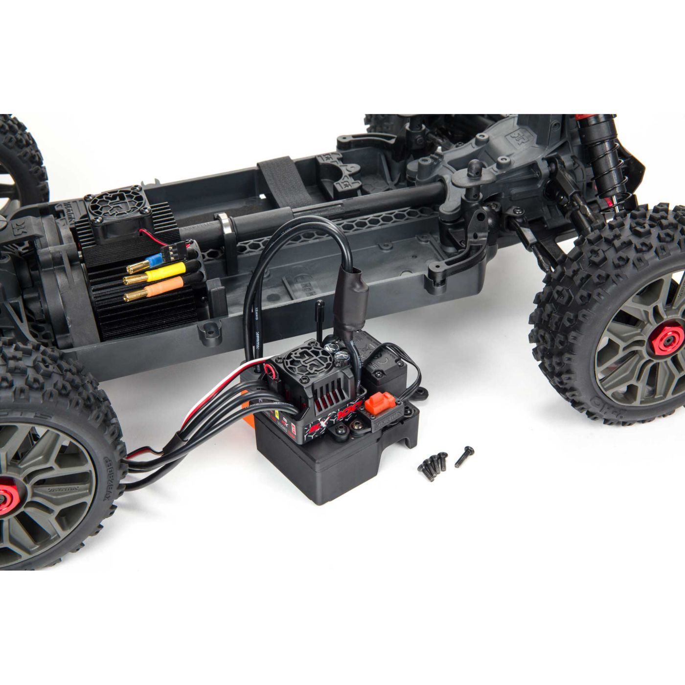 ARA4306V3 Arrma TYPHON 4X4 V3 3S BLX RTR, Red