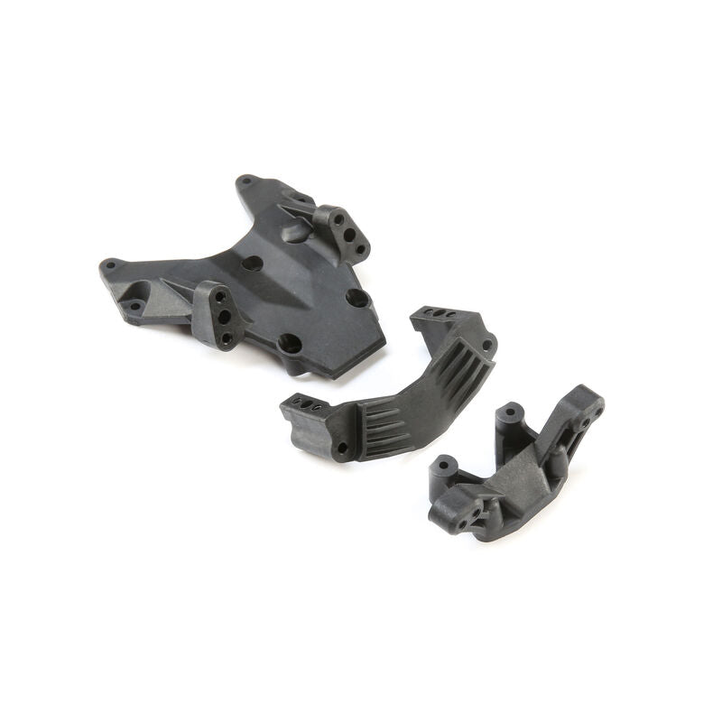 LOS231045 Bulkhead, Camber Block & Servo Mount: 22S