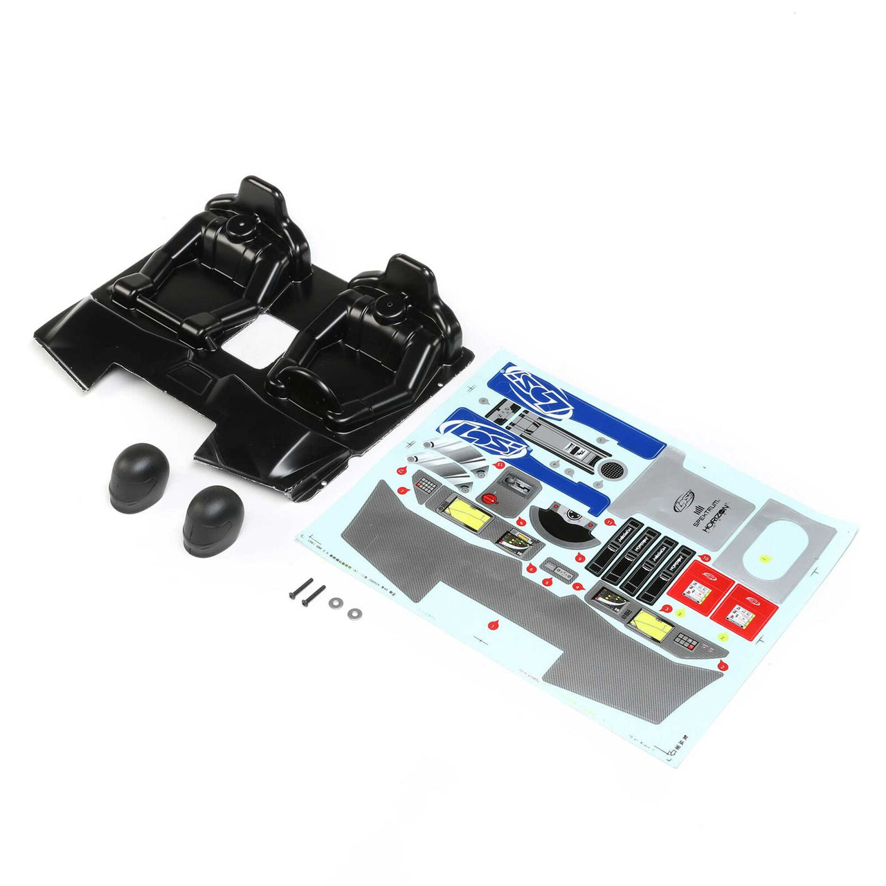 LOS250047 Interior Set with Helmets, Clear: SBR 2.0