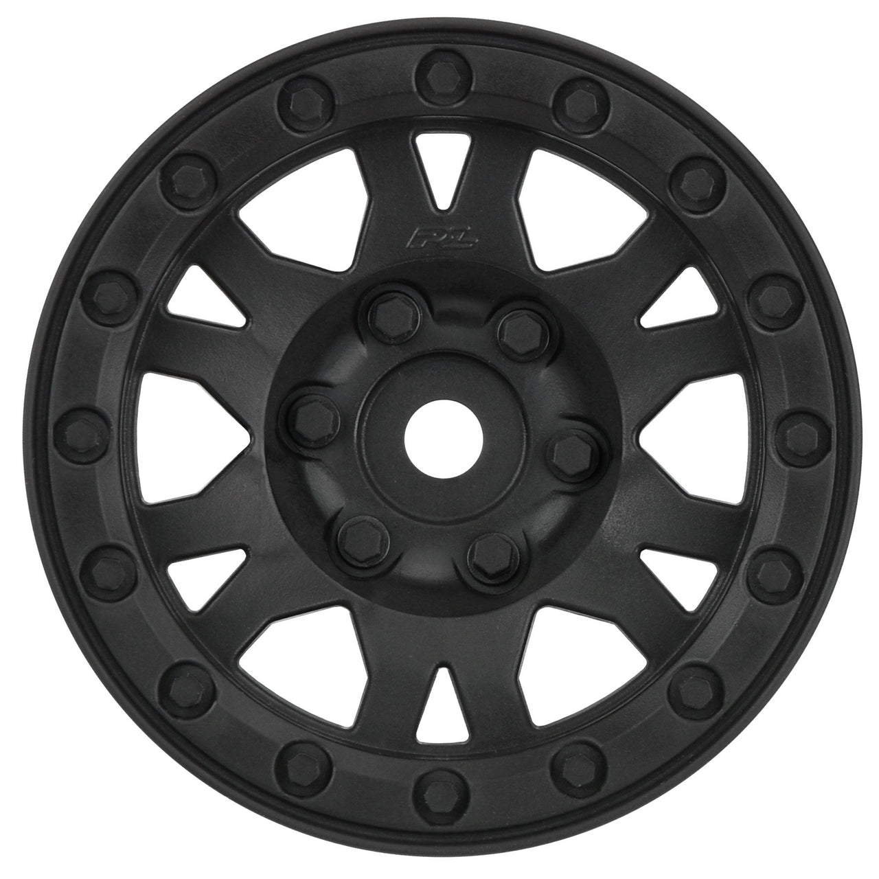 PRO276903 1/10 Impulse avant/arrière 1,9" 12 mm roues sur chenilles (2) noires