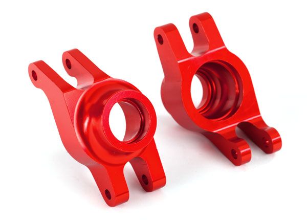 8952r Traxxas Carriers, mangueta (aluminio 6061-T6 anodizado rojo)