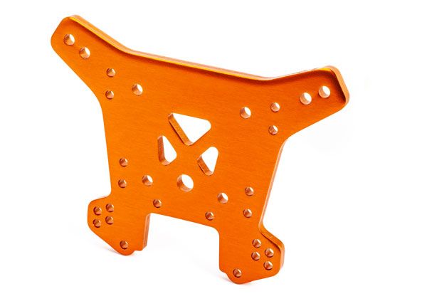 9538T Traxxas Torre de choque, trasera, aluminio 6061-T6 (anodizado en naranja) 