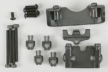 5317 Supports d'amortisseur (avant et arrière)/clips métalliques (1)/clips métalliques pour châssis (4)/CS 3x32 mm (4)/BCS 3x6 mm (1)